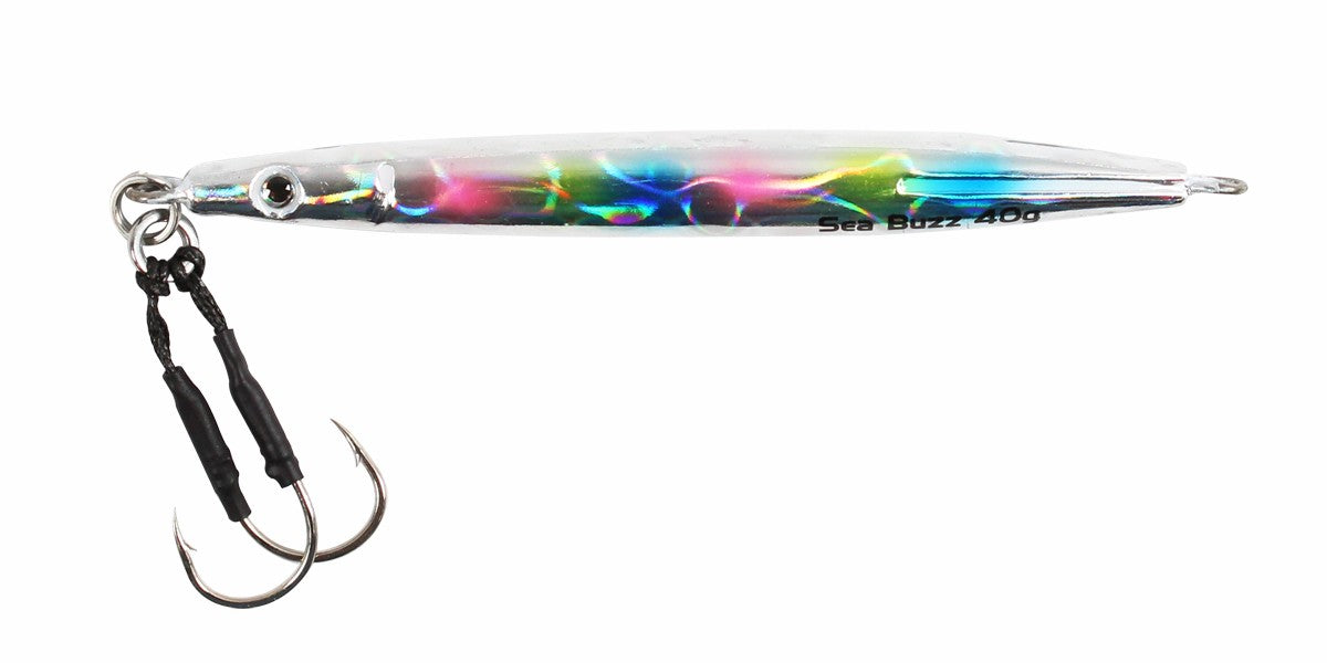 Пилкер SeaBuzz 343 RA - UV - 8.5cm/40gr с реалистичен дизайн, асист куки и атрактивна игра.