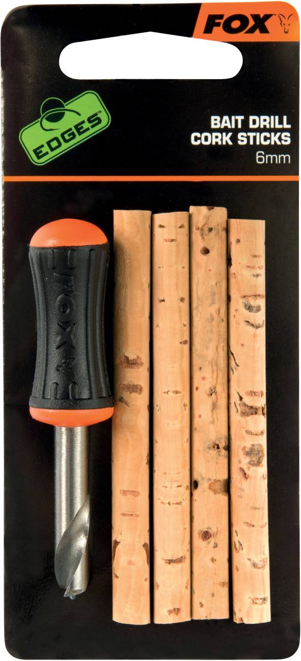 Σετ τρυπανάκι + φελλοί Fox Edges Bait Drill & Cork Sticks