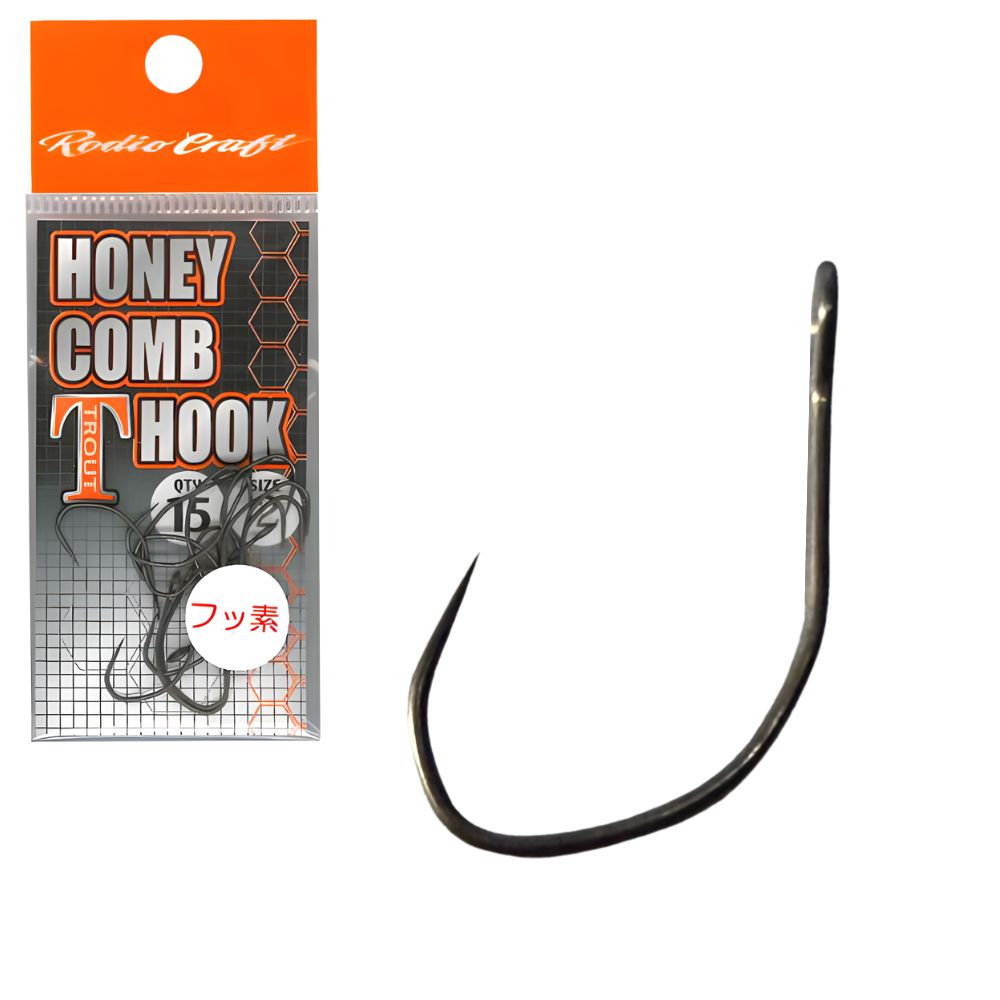 Rodio Craft Honey Comb T Hook Fluorine Hooks - 10 pcs