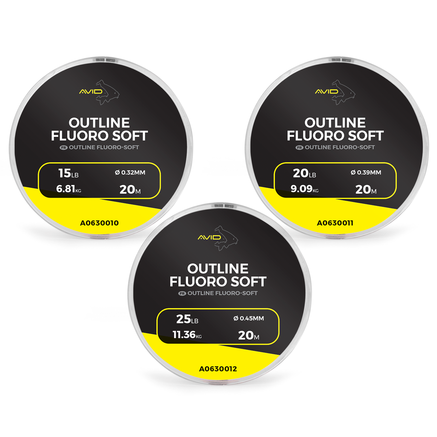 Флуорокарбон AVID Outline Fluoro Soft - 20m
