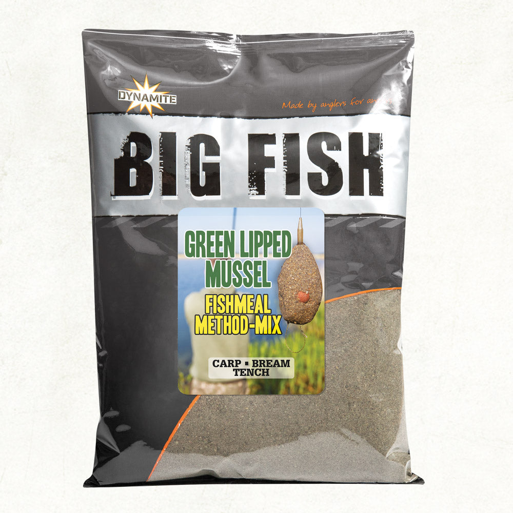 Прикормка Dynamite Baits Big Fish Green Lipped Mussel Method Mix - 1.8 кг