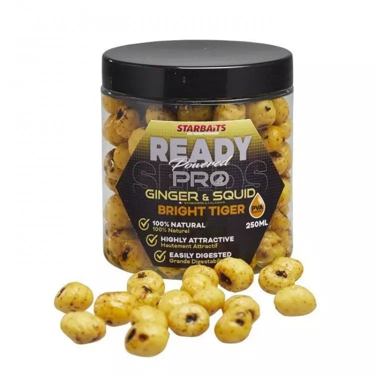 STARBAITS READY TIGERNUT GINGER SQUID Tigernuts in Dip - Squid and Ginger 250 ml