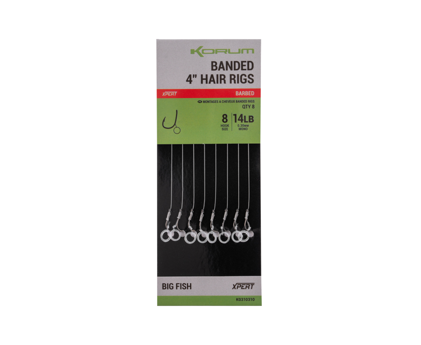 Δεμένα αγκίστρια με αρπάδι για hair rig KORUM SPIKED METHOD HAIR RIGS BARBED