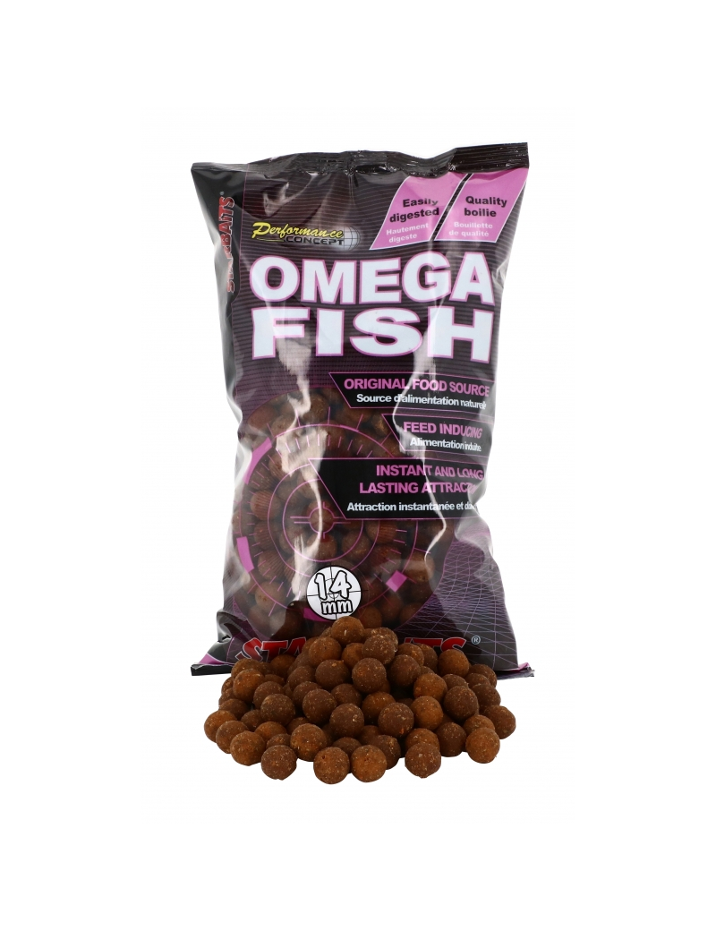 Протеинови топчета OMEGA FISH BOILIES 14MM - 1KG