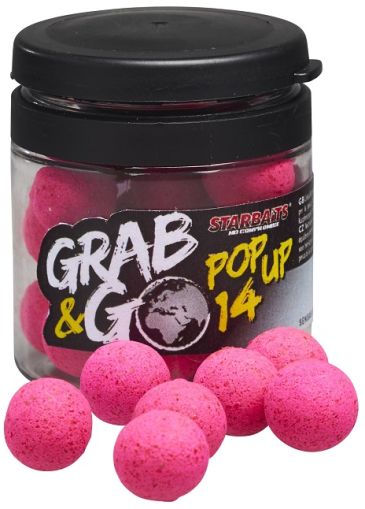 Πλεούμενα boilies STARBAITS POP-UP G&G - STRAWBERRY - 14MM