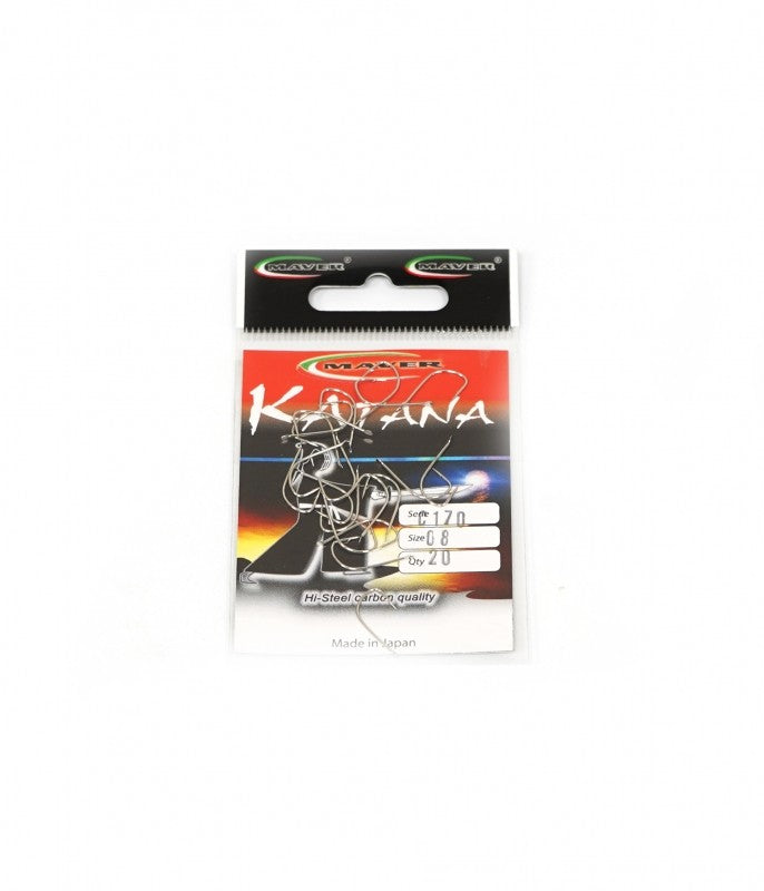 Hooks MAVER Katana C170 Super Carbon Nickel - 20 pcs per pack