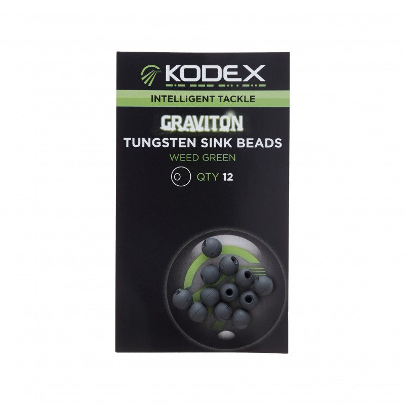 Buffer beads KODEX Graviton Super-Heavy Tungsten Sink Beads - Weed Green