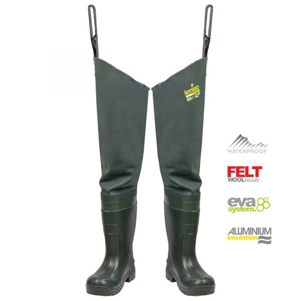 Long boots LEMIGO HIP WADER EVA 826