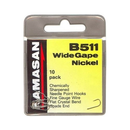 Hooks KAMASAN B511 Wide Gape Nickel