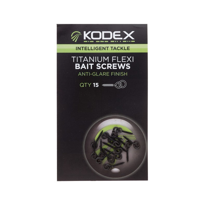 Βιδάκια δολώματος KODEX Titanium Flexi Bait Screws - 15 τεμ.