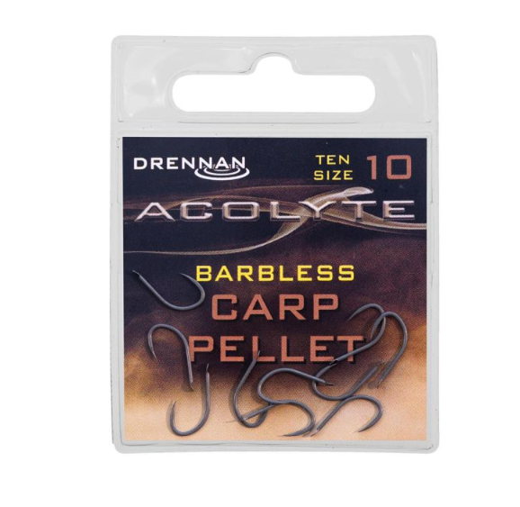 Barbless hooks - DRENNAN ACOLYTE CARP PELLET BARBLESS