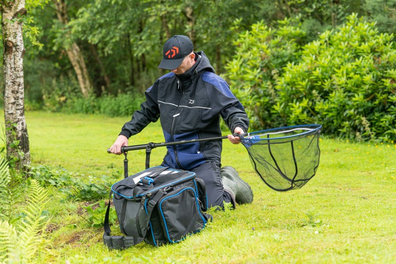 Телескопична дръжка за кеп на къса снадка - DAIWA NZON EXT LANDING NET HANDLE - 2.90 метра
