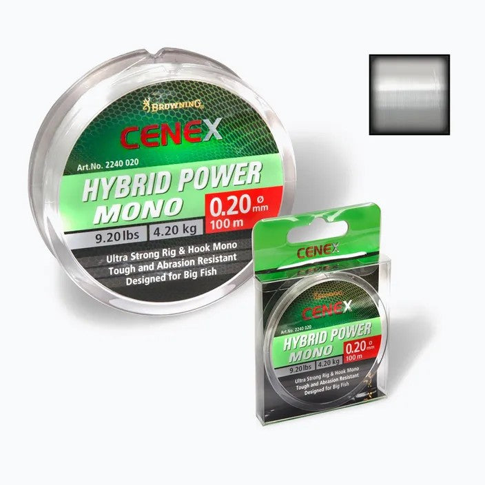 Monofilament line Browning Cenex Hybrid Power Mono - 100m