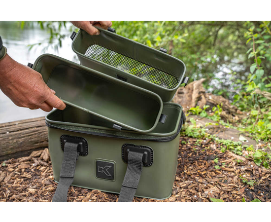 Set feeder tubes and riddle KORUM EVA TACKLE & BAIT STATION