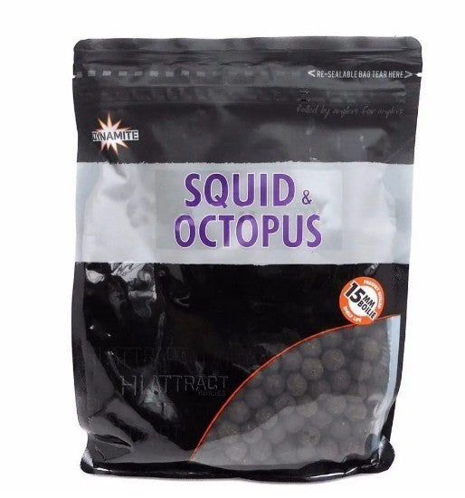 Πρωτεϊνικά boilies DYNAMITE BAITS Squid & Octopus 15mm - 1kg
