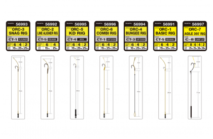 Pescuit la crap cârlige cu forfac Owner COMBI RIG - CT-1