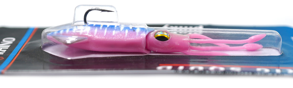 Силиконовая приманка-кальмар RHINO Rig Squid 13cm светящаяся - 10/25gr