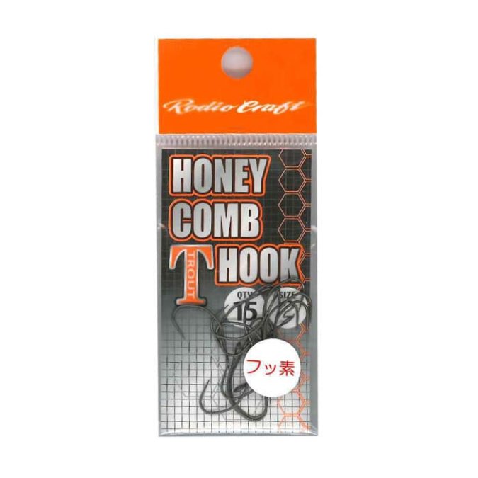 Αγκίστρια Rodio Craft Honey Comb T Hook Fluorine