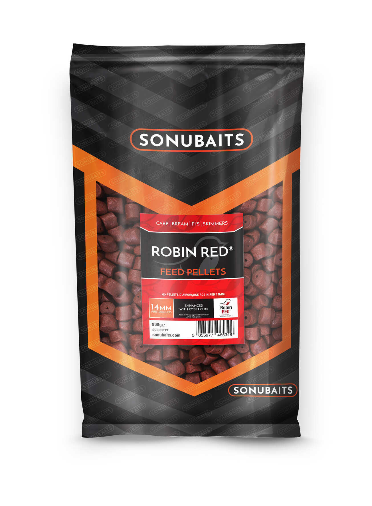 Pellets SONUBAITS Robin Red Feed - 2mm