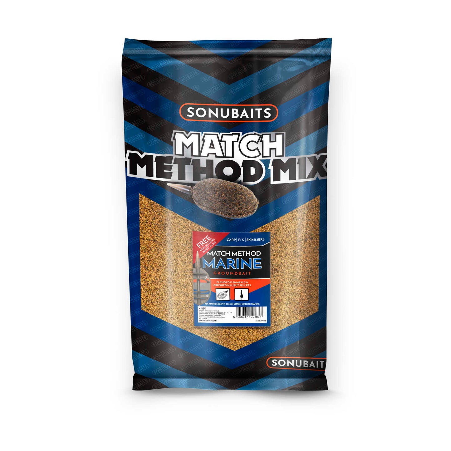 Nadă SONUBAITS Match Method Mix Marine - 2kg