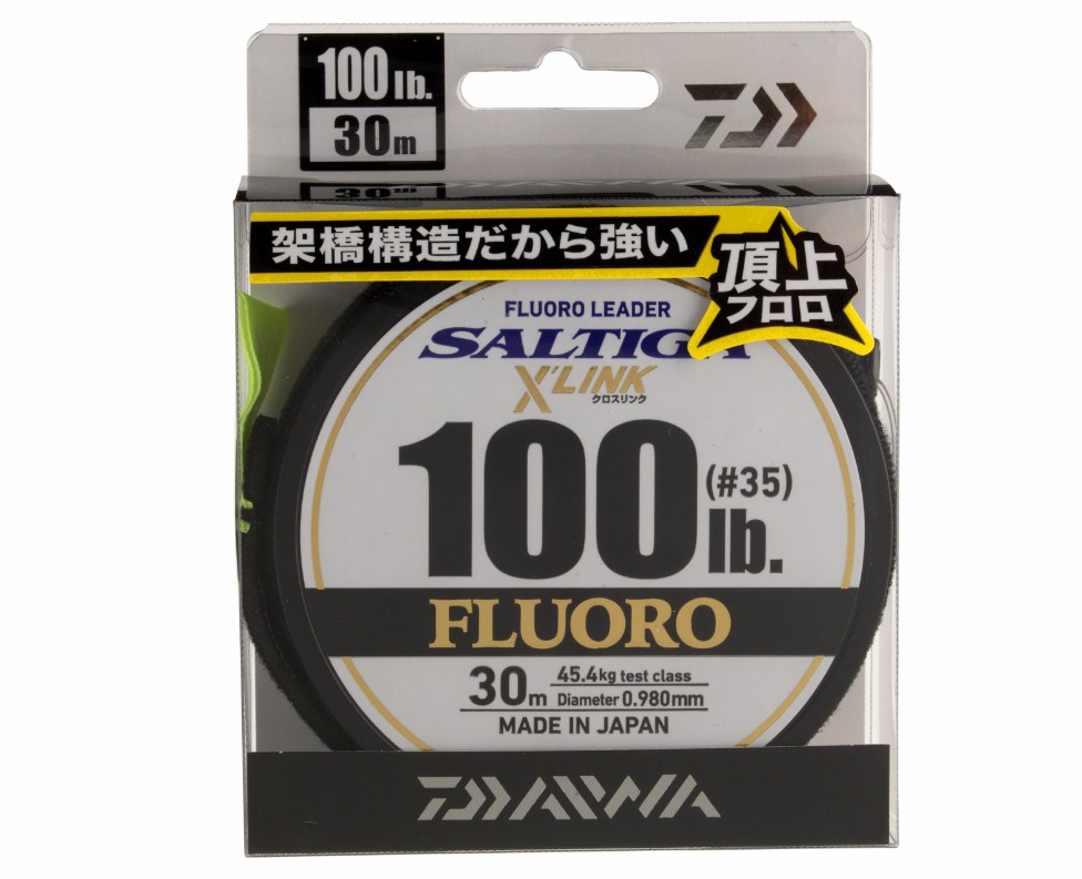 Fluorocarbon leader - DAIWA SALTIGA XLINK Fluorocarbon Leader 30 m
