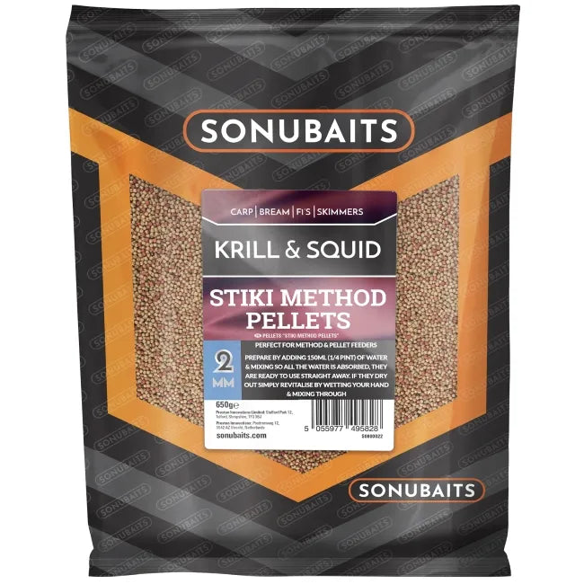 Πέλλετ SONUBAITS Stiki Method Pellet Krill & Squid - 2mm