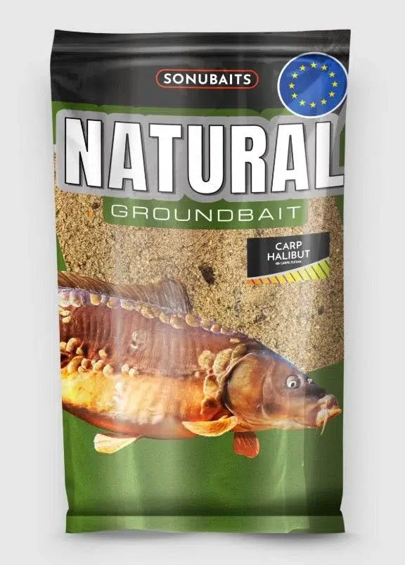 Groundbait SONUBAITS Natural Carp Halibut - 1kg