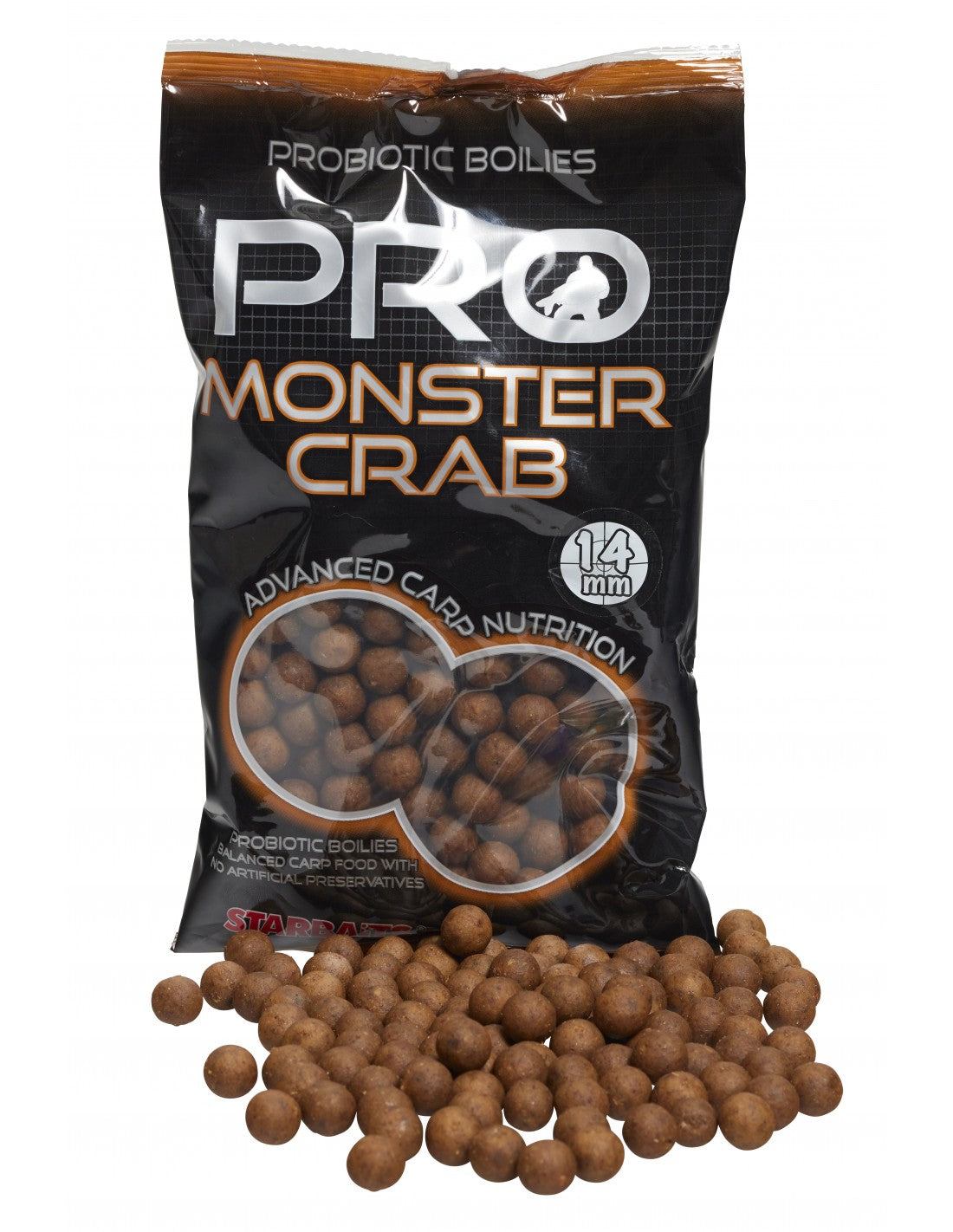 Πρωτεϊνικά boilies STARBAITS PRO MONSTERCRAB BOILIES 14MM - 1KG