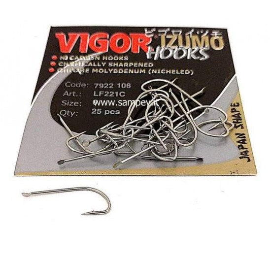 Αγκίστρια LINEAEFFE Vigor Izumo LF 221 No 14 - 25 τεμ. στη συσκευασία