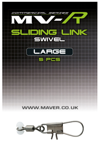 Вирбел с плъзгаща връзка Maver - MVR SLIDING LINK SWIVEL - 5 броя