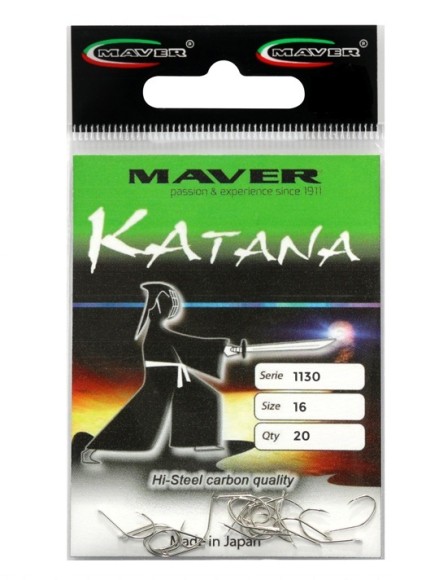 Куки MAVER Katana 1130A Nickel - 20 броя в пакет