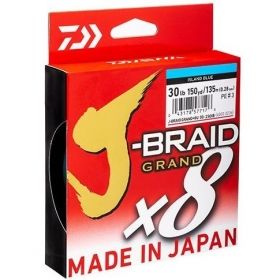 Braided line  DAIWA J-BRAID GRAND X8 LIGHT BLUE  - 135m