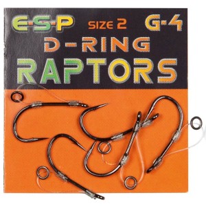 ESP RAPTORS D-RING G-4 HOOK - No4 / 5pcs