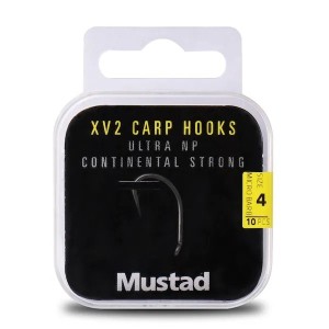 Mustad Carp Continental Hooks XV2 STRONG 4.8mb