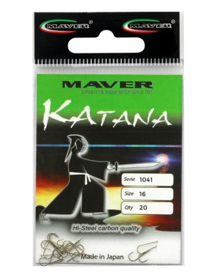 Куки MAVER Katana 1041A Bronze -  20 бр в пакет