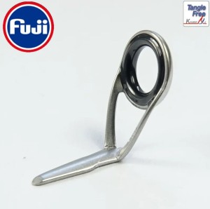FUJI KL SERIES Alconite Single Leg LOW - Frosted Silver Guides