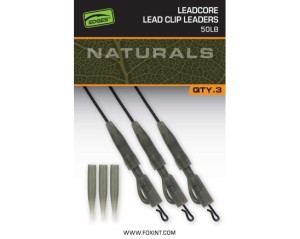 The item is tied using Edges Naturals 50lb Leadcore. It features 3 x 75cm lengths supplied with Power Grip Tail Rubbers, size 7 Safety Lead Clips, Micro Anti Tangle Sleeves and size 7 Kwik Change Swivels. Benefits from “Naturals” colouration which is dark