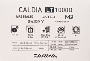 Макара Daiwa 22 CALDIA LT MQ (EU)