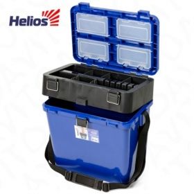 Ice Fishing Seatbox Tonar Helios - 19l, 2 section, blue
