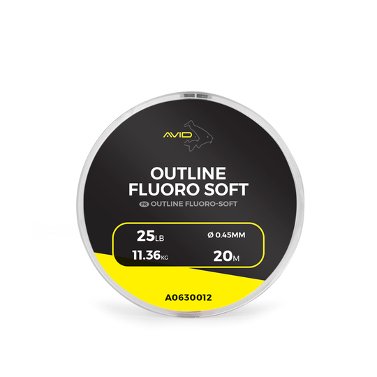 Влакна и поводи за риболов на плувка - Avid Outline Fluoro Soft 25LB 20m.