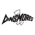 Лого на Dinsmores, водеща марка за риболовни принадлежности в Обединеното кралство.