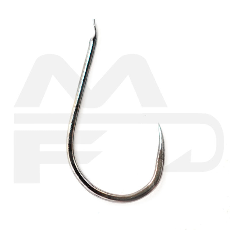 Куки без контра GAMAKATSU POWER CARP BLACK BARBLESS за риболов на шаран и едри каракуди.