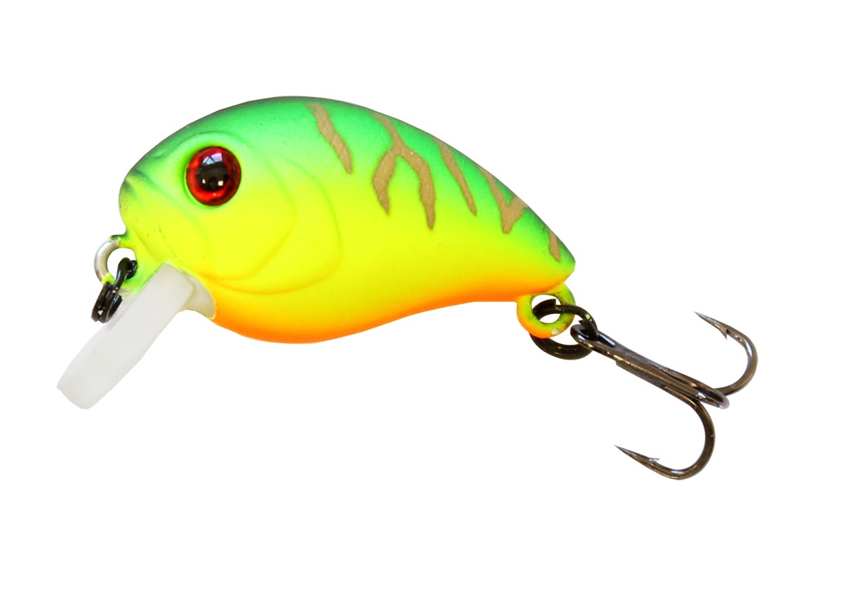Воблер Sea Buzz Chub Bug Shallow Runner 2.7cm/2.4gr - Floating в жълто-зелени тонове за риболов