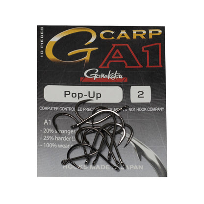 Крючки с ушко GAMAKATSU G-CARP A1 POP-UP