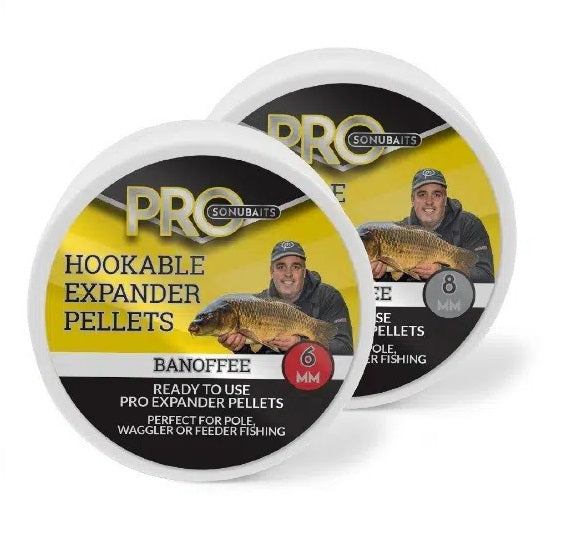 Pellets SONUBAITS Hookable Expander Pellets - Banoffee 6mm