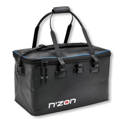 Чанта Daiwa NZON EVA DOUBLE BAIT BAG с изолирани отделения за съхранение на стръв и захранка.