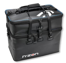 Чанта Daiwa NZON EVA DOUBLE BAIT BAG с двойно отделение за съхранение на стръв и захранка.