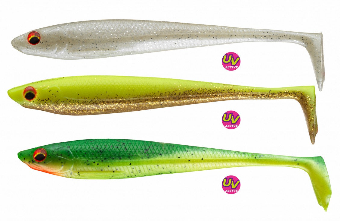 Set soft lures DAIWA PROREX DUCKFIN SHAD SET - 6cm/9 pcs
