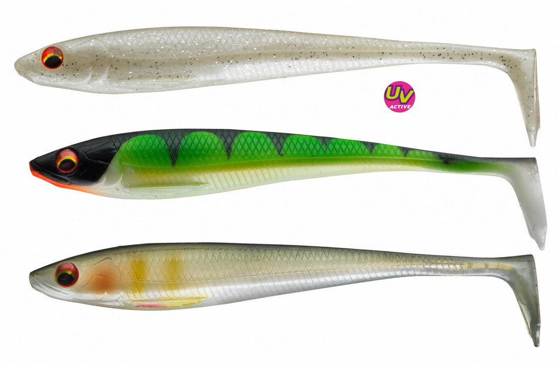 Set soft lures DAIWA PROREX DUCKFIN SHAD SET - 6cm/9 pcs
