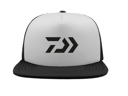 Шапка с козирка DAIWA D-VEC MESH CAP WHITE/BLACK - стилна и удобна, идеална за риболов на слънце.